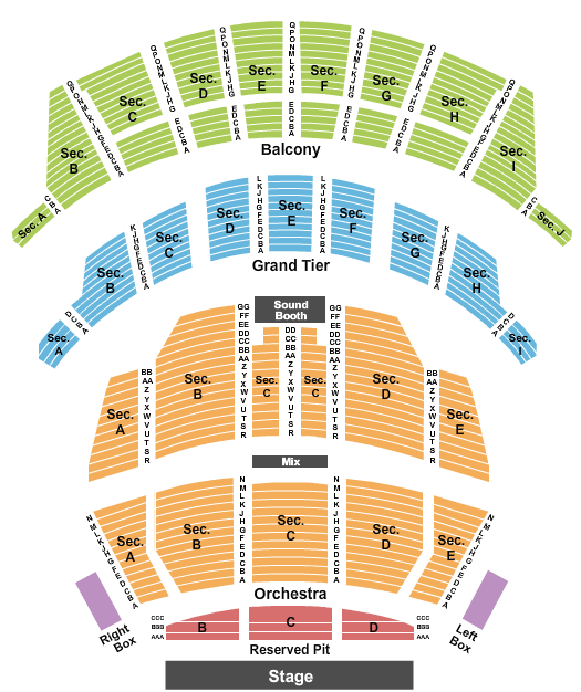 Altria Theater Nate Bargatze Seating Chart